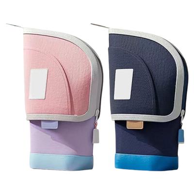 Telescoping Pencil Case Extendable Pen Pouches Stand-Up Pen Holder Bag Travel Cosmetic Strorage Bag for School Office