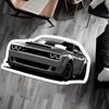 Cool Car Flannel Rug Digital Printing Technology Simple Housewarming Gift Handmade Non-Slip Decorative Carpet