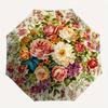 Vintage Bouquet Themed Eight Rib Automatic Folding Umbrella Is Suitable for Both Men and Women, Making It A Perfect Christmas and Valentine'