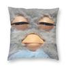 Furby Face Toy Square Pillowcase Polyester Linen Velvet Creative Zip Decorative Pillow Case Car Cushion Cover