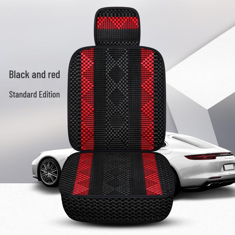 

Подушка на сидіння автомобіля з крижаного шовку для прохолодного літа - Універсальний розмір для п яти сидінь, Комфорт на всі сезони Single Seat Standard