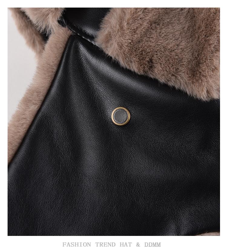 Leather Lei Feng Cap Men and Women In The Fall and Winter Thickened Warm Ear Protection Cap Outdoor Skiing Cycling Velvet Cold Cap