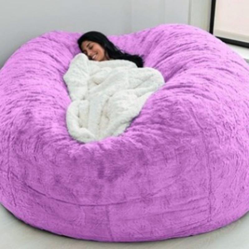 Extra Large Plush Bean Bag Chair Cover - No Filling Included