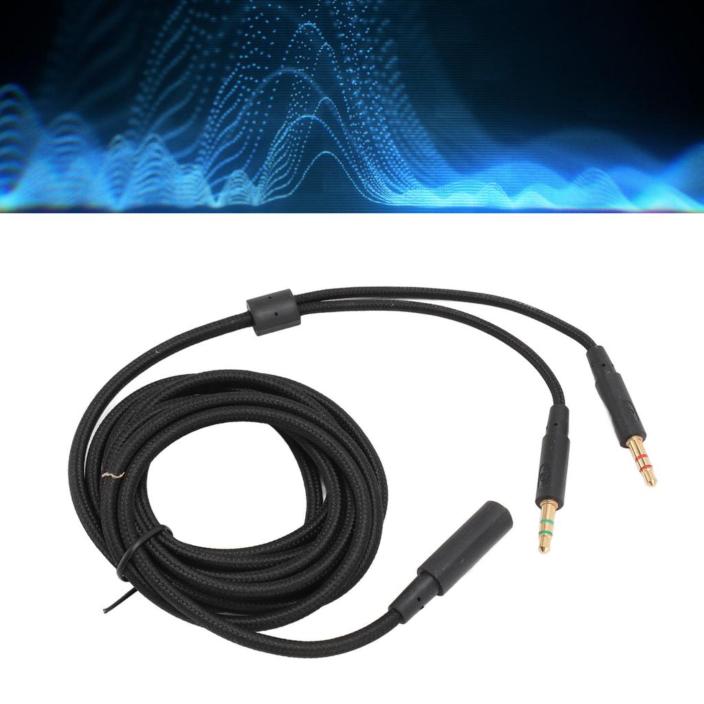  Headphone Adapter Cable, Twisted Pair OFC Wire Headset Splitter Cord with Low Loss Signal , for     Mix   Headset 