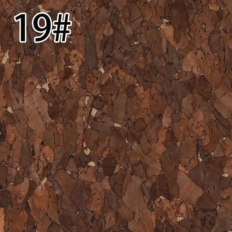 NEW 100cm*138cm Glitter Natural Cork Wood Leather Fabric Printed Colored Bow Craft Bag Shoes Sewing DIY Decor Crafts
