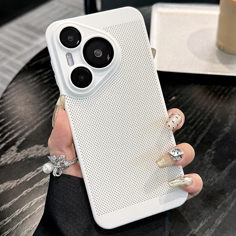 Applicable to Huawei Pura70Ultra breathable heat dissipation mesh mobile phone case light luxury ultra-thin with its own lens film P60 hard