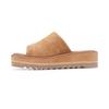 BARBARA Suede Wedge Mules 6cm Bbj391br