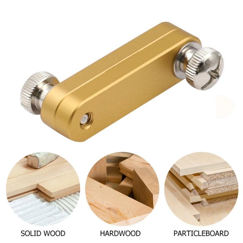 Aluminum Adjustable Ruler Stop Block Limit Block Ruler Positioning Block Easy To Use for Precise Woodworking & Marking