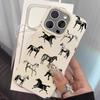 Realistic Style Horse Cow Animals Pattern Phone Case For IPhone 17 16 16E 15 14 13 12 11 Pro Max XR Max 7 8 Plus Cute INS Cover