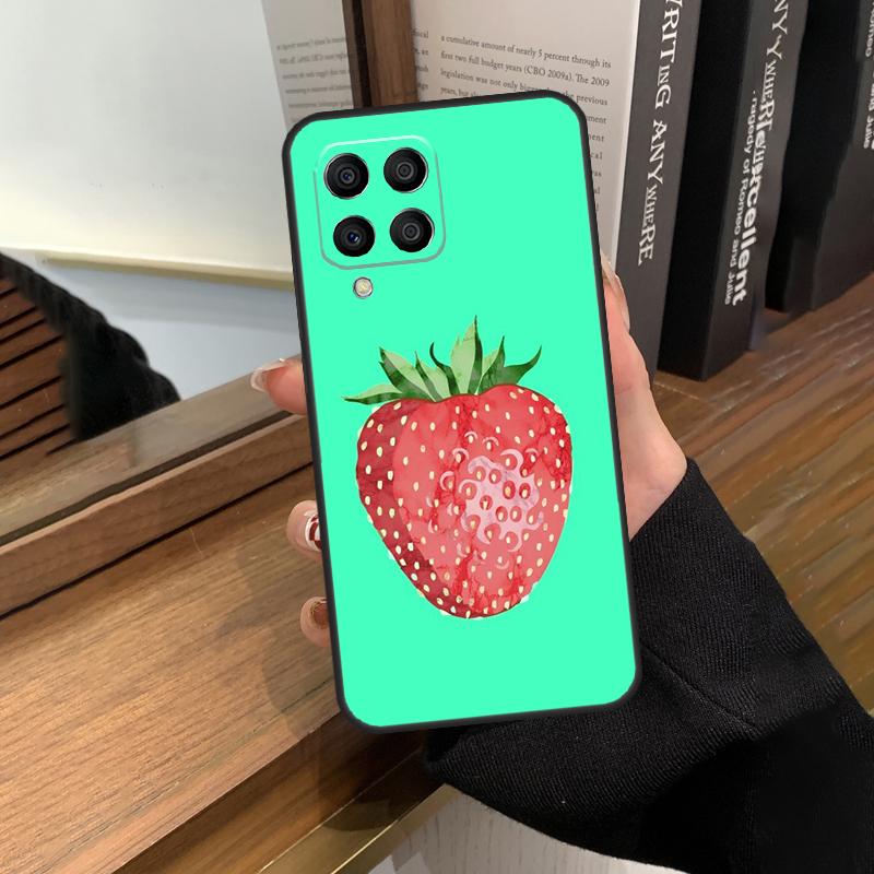 Strawberry Case For Samsung Galaxy M56 M06 M16 M36 M52 M32 M12 M54 M34 M14 M35 M55 M15 M11 M31 M13 M53
