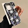 For iPhone 16 15 Pro Max 14 13 12 11 TPU Soft Case Cover Flower Pattern Leather Matte Shockproof Phone Cover For iPhone