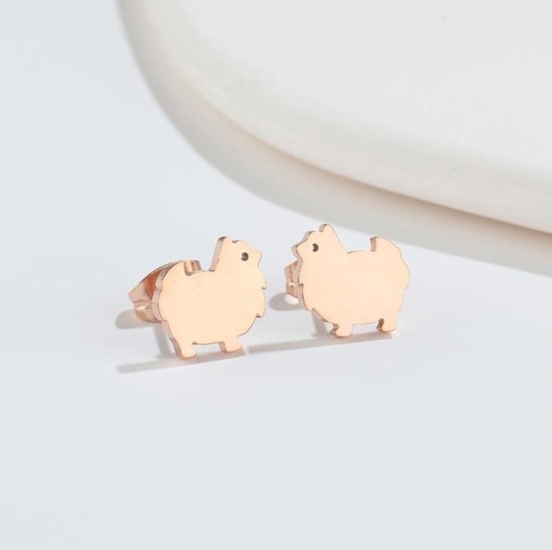 Korean Style Sheep Studs Earrings Animal Earwear Lightweight and Comfortable Ear Accessories for Fashion Enthusiasts