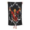 Cool Lightning Wizard Print Microfiber Beach Towel Quick Dry Absorbent Sand Free For Beach Pools Gym Sports Bathroom Accessories