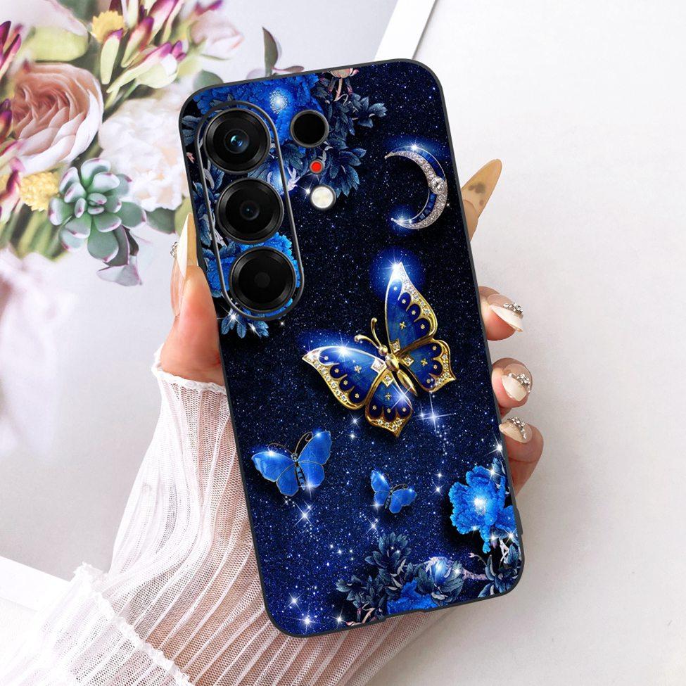 For Tecno CN5 Case For Tecno Camon 50 4G Cover Fashion Butterfly Cute Cat Cool Painted Soft Phone Casing For Techno Camon50 4G