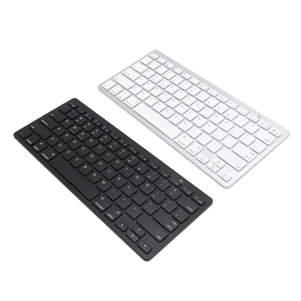 78klávesová bezdrátová klávesnice s tichými tlačítky Ultratenká kancelářská klávesnice Bluetooth pro notebook