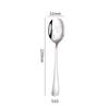 Stainless Steel Common Spoon and Fork Set Banquet Party Service Parting Colander Cake Spoon Dessert Shovel Butter Knife