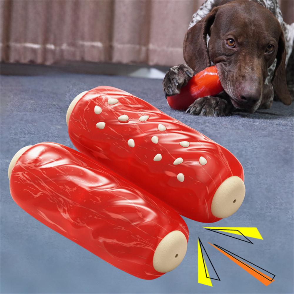 LSB-01 Rib Style Pet Chewing Squeaky Toy Gift TPR Dog Teething Toy (BPA Free, CPC/FDA/RoHS Certified)