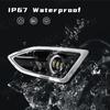 LED Fog Lamps For Ford Edge 2015 2016 2017 2018 DRL Daytime Running Lights Angel Eyes Halogen Auto Headlight Car Accessories 12V