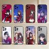 H-Horikita S-Suzune Anime  Phone Case For iPhone17,16,15,14,13,12 Plus,Max Soft Silicone Black Cover