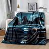 Manta Impresa con Logo de Coche M-Mustang 3D Manta Cálida de Franela Manta Suave y Cómoda Ropa de Cama Cubre Cama Regalo de Cumpleaños