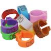 100pcs Portable Poultry Ankle Bands Mixed Colour Band Foot Ring  Poultry Accessories