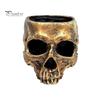 Unique Gothic Gifts Skull Planter, Resin Head Flower Pot, Halloween Candy Bowl, Spooky Beauty Store Display Props Decoration for Tabletop Home