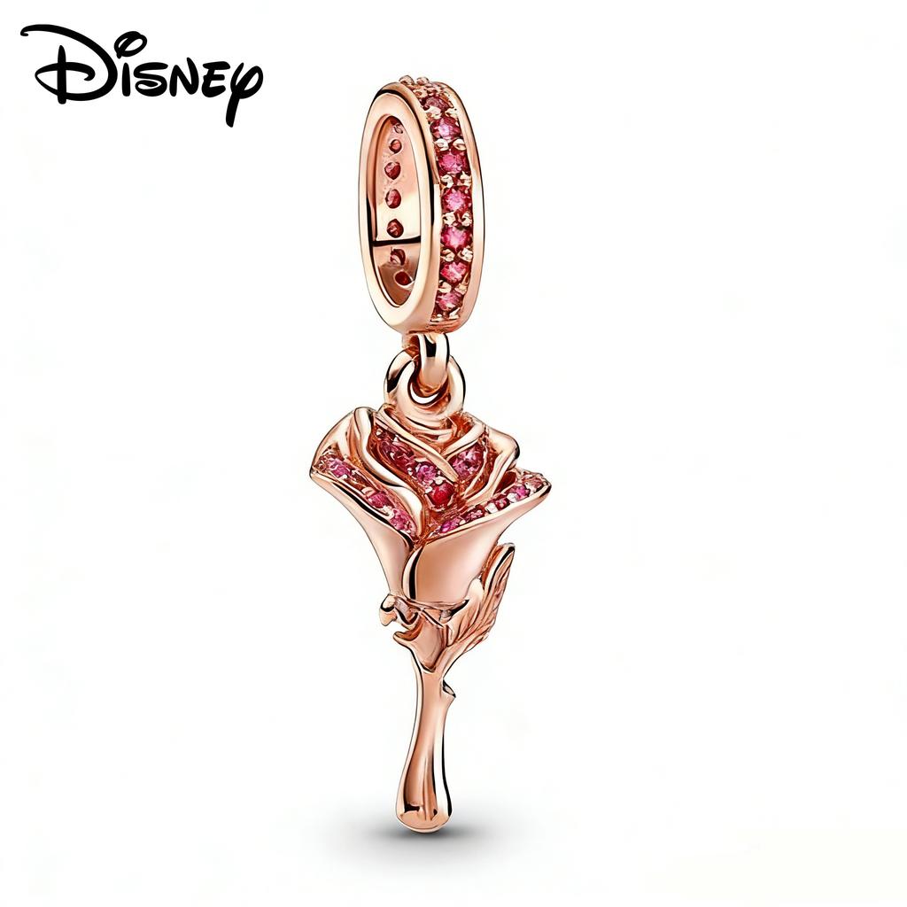 Disney 925 Silver Mickey Minnie And Snow White Pendant Beads Various Styles Suitable For Diy Bracelet