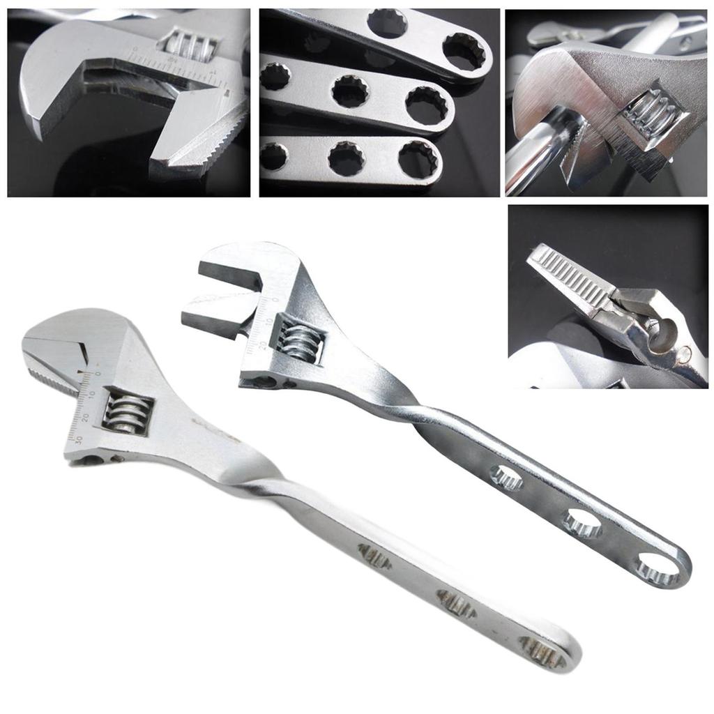 Adjustable Wrench Utility Multipurpose Heavy Duty Monkey Wrench Hand Tool for Workshop Garage Home Professional Use DIY Projects
