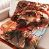 Game Genshin Impact Gaming Soft Flannel Blanket Cover Warmth Soft Anime Blanket Multifunctional Decor Home Universal Blankets