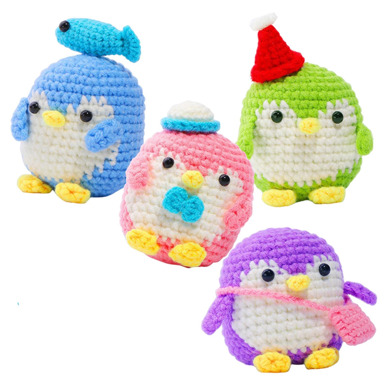 Набор для вязания крючком «Сделай сам» из 6/4/7 предметов с пошаговыми видеоуроками, набор для вязания, легко освоить, рукоделие, наборы для вязания крючком для взрослых