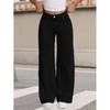 Plus Size Light Blue Denim Jeans Women High Waist Straight Leg Loose Fit Casual Trousers