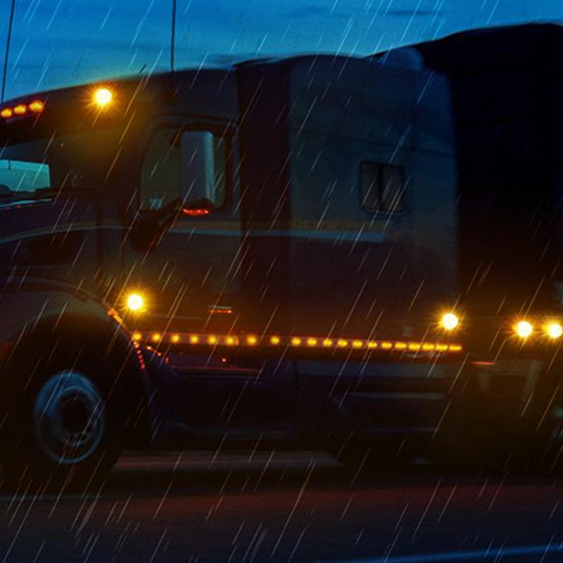 

Watermelon Lights For Semi Truck Led Watermelon Light Indicator Clear Low Voltage Waterproof Lamp For Exterior Turn Trailer жовтий