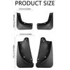 Heavy Duty Splash Guards Weatherproof Construction Automotive Wheel Mudguards Enhances Wheel Coverage for