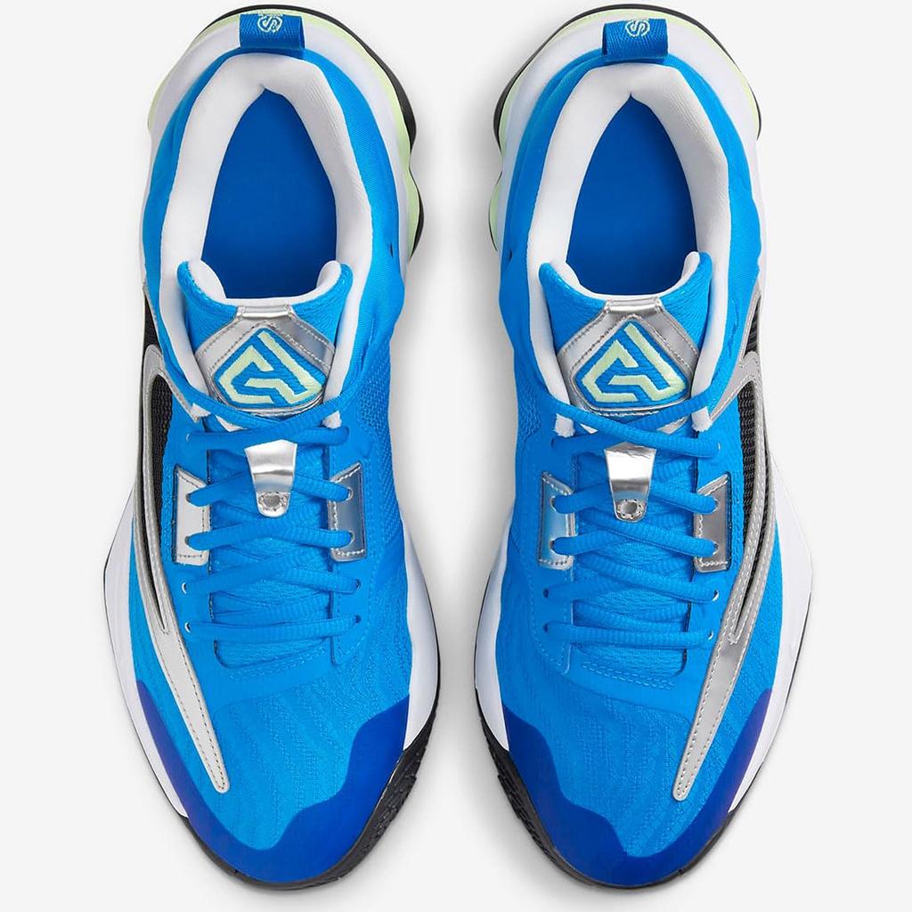 Nike Giannis Immortality 3 EP Photo Blue/Barely Volt Basketball Shoes, XDR Durable Outsole, 24.5cm. Model DZ7534-400