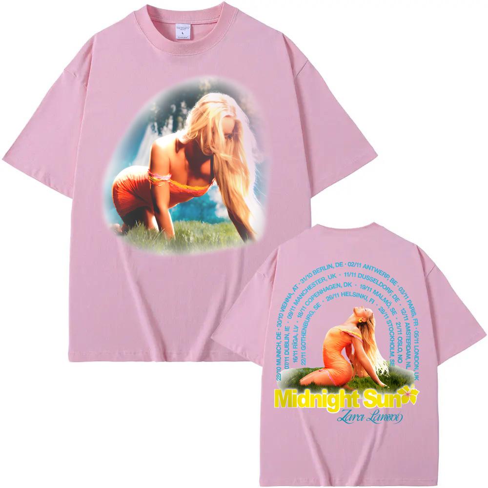 Funny Zara Larsson New Style Arch Photo Tour Tees 100% Cotton Tee-shirt Summer Fashion Comfortable Tees graphic t shirts