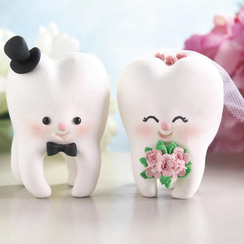 New 1Pc 6-hole Tooth Shaped Silicone Cake Mold 3D Teeth Chocolate Fondant Molds