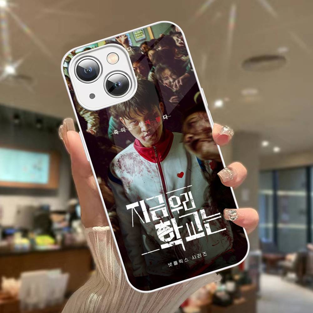 

Horror TV All Of Us Are Dead Tempered Glass For Iphone 14 13 12 11 Pro Mini XS MAX 14Plus X XS XR Fundas iphone 14 plus