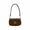 Silver Hardware Fabric Crossbody Bag Women Bags Brown 159715-917