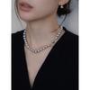 Grey Pearl Sapphire Necklace