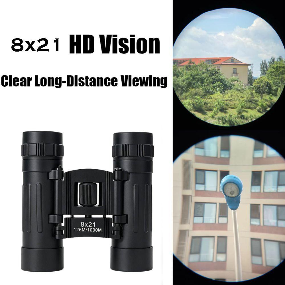 8X HD Zoom Binoculars BAK4 Portable Binocular Telescope Binoculars High Magnification Concert