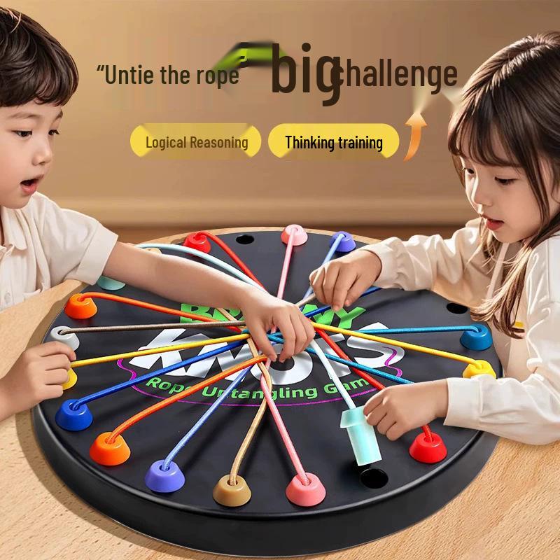 Unravel the Rope: Interactive Brain Training Game for Kids 6+