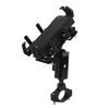 Motorcycle Phone Mount Prevent Slip Shock Absorption Rotatable IP6 Waterproof Multipurpose Metal Bike Phone Holder Mount