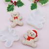 Santa Bear Shaped Silicone Mold Food Grade Materials For Baking Soap Making Candy Crafts Holiday Party Essential