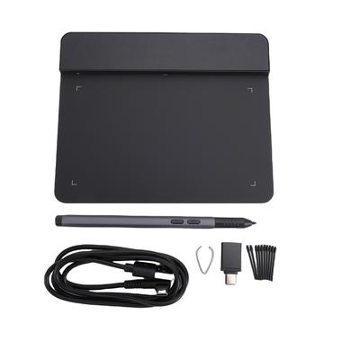 4x3 Inch Graphics Drawing Tablet with 16K Stylus Pen 10 Pen Nibs OTG Adapter for Win MAC Android Compatible with