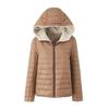 Wind New Casual Women's Coat Cotton-padded Women's Short Velvet Loose Hooded Cotton Jacket