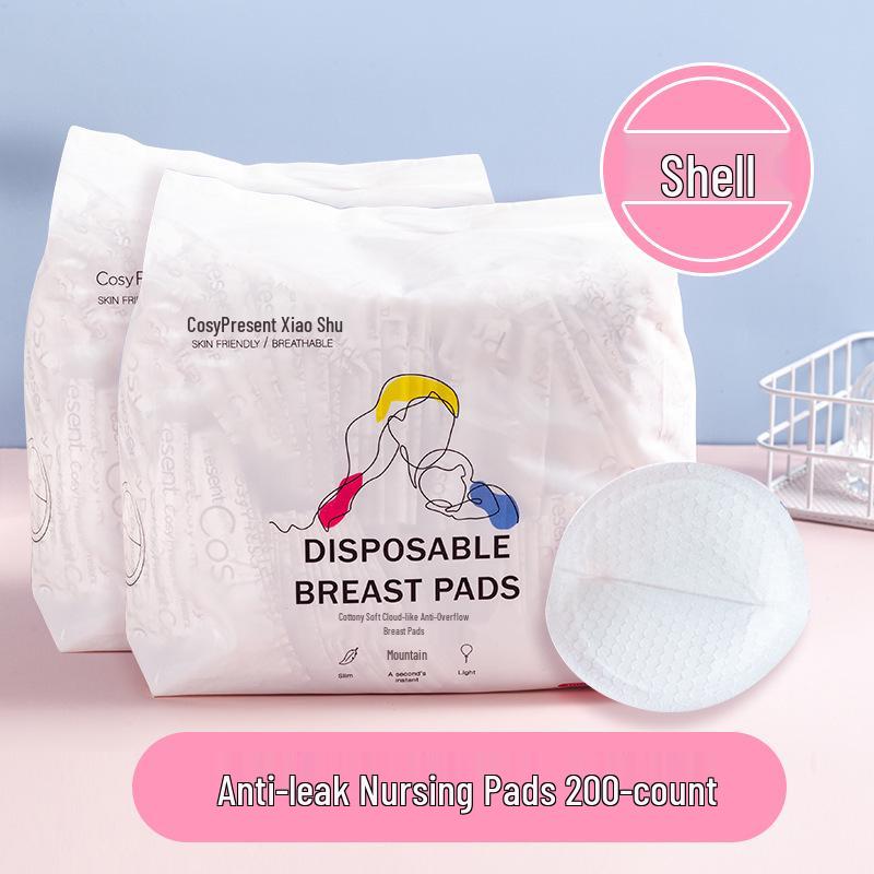 Leak-Proof Disposable Breast Pads - Thin, Breathable, Anti-Overflow for Lactation, Available in 8/30/100 Pieces