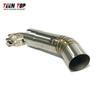 Tubo di collegamento centrale di scarico in acciaio inossidabile per motocicletta Yamaha FZ8/FZ8N/FZ800