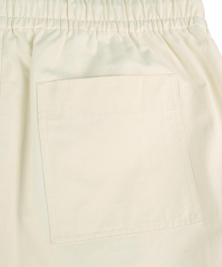 Nodeuyuumeon Cotton Relax Elastic Waist Pants [Ivory]