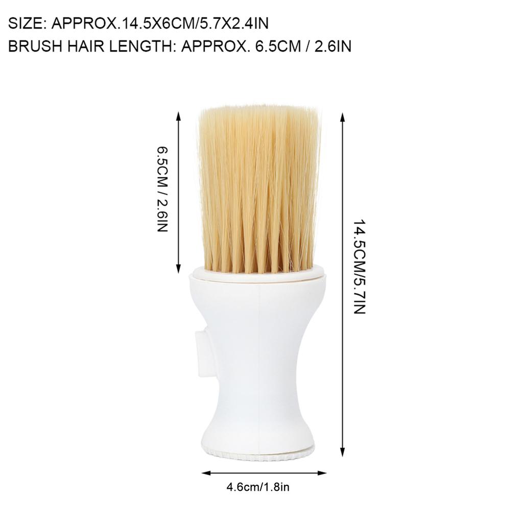 Soft Hair Neck Duster Hairdressing Powder Storage Styling Dust Cleaning Brush