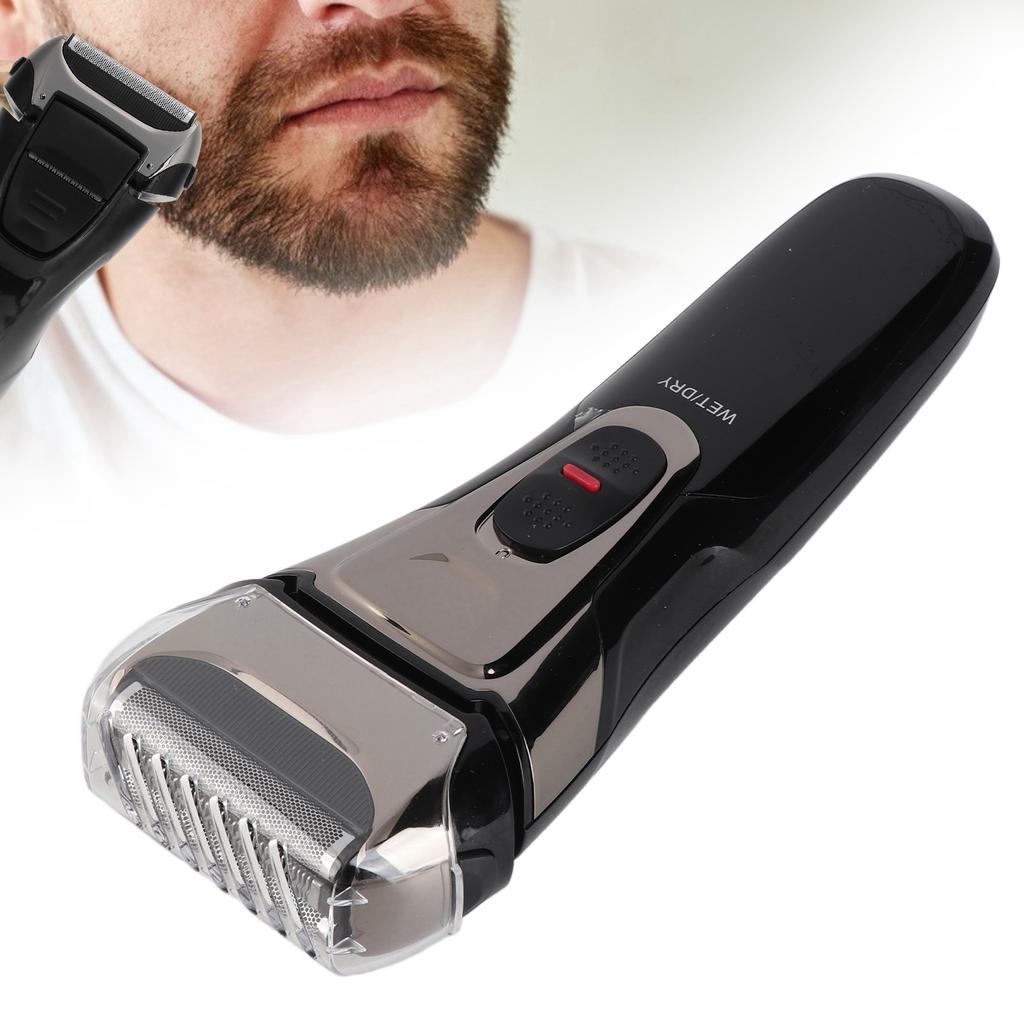 Professioneller elektrischer Rasierer mit USB-Aufladung für Männer, wasserfest, tragbarer Bartschneider